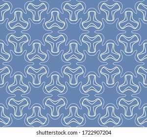 Seamless geometric line pattern in arabian style. Repeating linear texture for wallpaper, packaging, banner, invitation, business card, fabric print.Monochrome graphic background, lace pattern