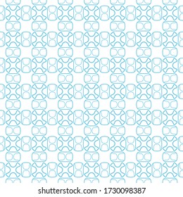 Seamless geometric line pattern in arabian style. Repeating linear texture for wallpaper, packaging, banner, invitation, business card, fabric print.Monochrome graphic background, lace pattern