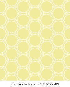 Seamless geometric line pattern in arabian style. Repeating linear texture for wallpaper, packaging, banner, invitation, business card, fabric print.Monochrome graphic background, lace pattern