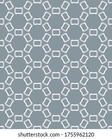 Seamless geometric line pattern in arabian style. Repeating linear texture for wallpaper, packaging, banner, invitation, business card, fabric print.Monochrome graphic background, lace pattern