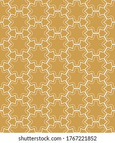 Seamless geometric line pattern in arabian style. Repeating linear texture for wallpaper, packaging, banner, invitation, business card, fabric print.Monochrome graphic background, lace pattern