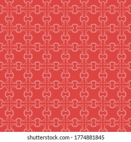 Seamless geometric line pattern in arabian style. Repeating linear texture for wallpaper, packaging, banner, invitation, business card, fabric print.Monochrome graphic background, lace pattern
