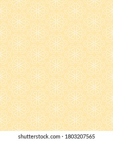 Seamless geometric line pattern in arabian style. Repeating linear texture for wallpaper, packaging, banner, invitation, business card, fabric print.Monochrome graphic background, lace pattern