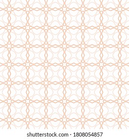 Seamless geometric line pattern in arabian style. Repeating linear texture for wallpaper, packaging, banner, invitation, business card, fabric print.Monochrome graphic background, lace pattern