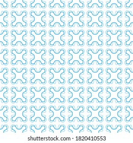 Seamless geometric line pattern in arabian style. Repeating linear texture for wallpaper, packaging, banner, invitation, business card, fabric print.Monochrome graphic background, lace pattern