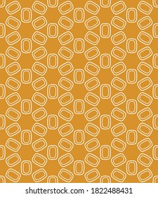 Patrón de línea geométrica sin foco al estilo árabe. Textura lineal repetitiva para papel pintado, embalaje, banner, invitación, tarjeta de visita, impresión de tela.Fondo gráfico monocromo, patrón de encaje