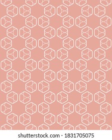 Seamless geometric line pattern in arabian style. Repeating linear texture for wallpaper, packaging, banner, invitation, business card, fabric print.Monochrome graphic background, lace pattern
