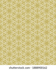 Patrón de línea geométrica sin foco al estilo árabe. Textura lineal repetitiva para papel pintado, embalaje, banner, invitación, tarjeta de visita, impresión de tela.Fondo gráfico monocromo, patrón de encaje