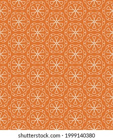 Seamless geometric line pattern in arabian style. Repeating linear texture for wallpaper, packaging, banner, invitation, business card, fabric print.Monochrome graphic background, lace pattern