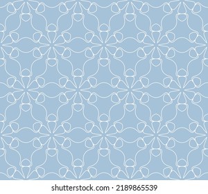 Seamless geometric line pattern in arabian style. Repeating linear texture for wallpaper, packaging, banner, invitation, business card, fabric print.Monochrome graphic background, lace pattern