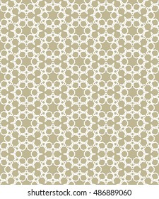 Seamless geometric line pattern in arabian style, ethnic ornament. Endless hexagonal texture for wallpaper, banners, invitation cards. Monochrome graphic lace background