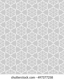 Seamless geometric line pattern in arabian style, ethnic ornament. Endless hexagonal texture for wallpaper, banners, invitation cards. Monochrome graphic lace background