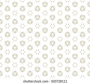 Seamless geometric line pattern in arabian style, ethnic ornament. Endless hexagonal texture for wallpaper, banners, invitation cards. Brown and white graphic lace background