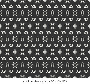 Seamless geometric line pattern in arabian style, ethnic ornament. Endless hexagonal texture for wallpaper, banners, invitation cards. Black and white graphic lace background