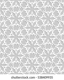 Seamless geometric line pattern in arabian style, ethnic ornament. Endless hexagonal texture for wallpaper, banners, invitation cards. Monochrome graphic lace background, islamic pattern