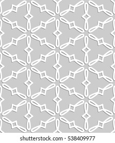 Seamless geometric line pattern in arabian style, ethnic ornament. Endless hexagonal texture for wallpaper, banners, invitation cards. Monochrome graphic lace background, islamic pattern