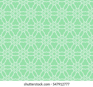 Seamless geometric line pattern in arabian style, ethnic ornament. Endless hexagonal texture for wallpaper, banners, invitations, business cards. Colorful lace background