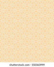 Seamless geometric line pattern in arabian style, ethnic ornament. Endless hexagonal texture for wallpaper, banners, invitations, business cards. Colorful lace background