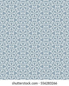 Seamless geometric line pattern in arabian style, ethnic ornament. Endless hexagonal texture for wallpaper, banners, invitations, business cards. Monochrome color graphic lace background