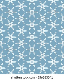 Seamless geometric line pattern in arabian style, ethnic ornament. Endless hexagonal texture for wallpaper, banners, invitations, business cards. Monochrome color graphic lace background
