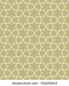 Seamless geometric line pattern in arabian style, ethnic ornament. Endless hexagonal texture for wallpaper, banners, invitations, business cards. Monochrome color graphic lace background