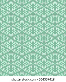 Seamless geometric line pattern in arabian style, ethnic ornament. Endless hexagonal texture for wallpaper, banners, invitations, business cards. Monochrome color graphic lace background