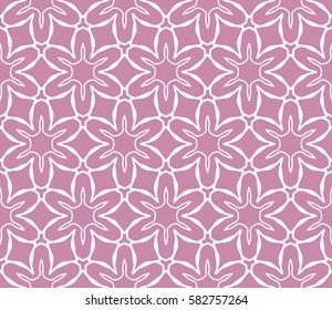 Seamless geometric line pattern in arabian style, ethnic ornament. Endless linear texture for wallpaper, banners, invitations, business cards. Monochrome color lace background