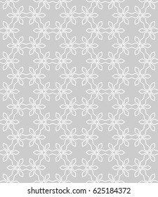Seamless geometric line pattern in arabian style. Repeating linear texture for wallpaper, packaging, banners, invitations, business cards, fabric print. Monochrome graphic background, lace pattern
