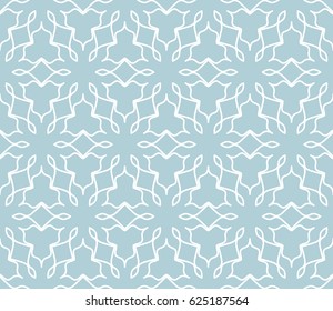 Seamless geometric line pattern in arabian style. Repeating linear texture for wallpaper, packaging, banners, invitations, business cards, fabric print. Monochrome graphic background, lace pattern