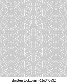 Seamless geometric line pattern in arabian style. Repeating linear texture for wallpaper, packaging, banners, invitations, business cards, fabric print. Monochrome graphic background, lace pattern