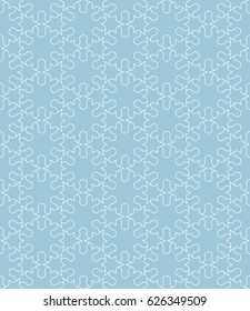 Seamless geometric line pattern in arabian style. 