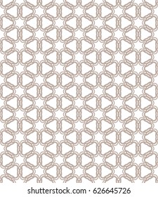 Seamless geometric line pattern in arabian style. Repeating linear texture for wallpaper, packaging, banners, invitations, business cards, fabric print. Monochrome graphic background, lace pattern