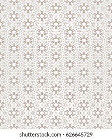 Seamless geometric line pattern in arabian style. Repeating linear texture for wallpaper, packaging, banners, invitations, business cards, fabric print. Monochrome graphic background, lace pattern