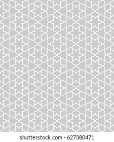 Seamless geometric line pattern in arabian style. Repeating linear texture for wallpaper, packaging, banners, invitations, business cards, fabric print. Monochrome graphic background, lace pattern