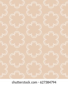 Seamless geometric line pattern in arabian style. Repeating linear texture for wallpaper, packaging, banners, invitations, business cards, fabric print. Monochrome graphic background, lace pattern