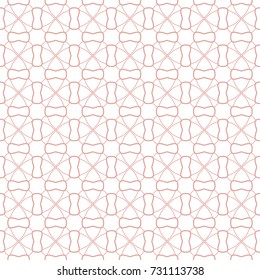 Seamless geometric line pattern in arabian style. Repeating linear texture for wallpaper, packaging, banner, invitation, business card, fabric print. Monochrome graphic background, lace pattern