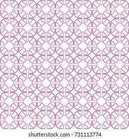 Seamless geometric line pattern in arabian style. Repeating linear texture for wallpaper, packaging, banner, invitation, business card, fabric print. Monochrome graphic background, lace pattern