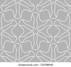 Seamless geometric line pattern in arabian style. Repeating linear texture for wallpaper, packaging, banner, invitation, business card, fabric print.Monochrome graphic background, lace pattern