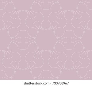 Seamless geometric line pattern in arabian style. Repeating linear texture for wallpaper, packaging, banner, invitation, business card, fabric print.Monochrome graphic background, lace pattern