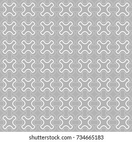 Seamless geometric line pattern in arabian style. Repeating linear texture for wallpaper, packaging, banner, invitation, business card, fabric print.Monochrome graphic background, lace pattern
