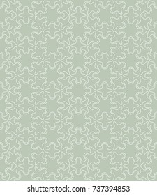 Seamless geometric line pattern in arabian style. Repeating linear texture for wallpaper, packaging, banner, invitation, business card, fabric print.Monochrome graphic background, lace pattern