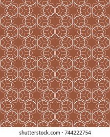Seamless geometric line pattern in arabian style. Repeating linear texture for wallpaper, packaging, banner, invitation, business card, fabric print.Monochrome graphic background, lace pattern
