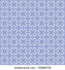 Seamless geometric line pattern in arabian style. Repeating linear texture for wallpaper, packaging, banner, invitation, business card, fabric print.Monochrome graphic background, lace pattern