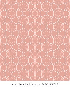 Seamless geometric line pattern in arabian style. Repeating linear texture for wallpaper, packaging, banner, invitation, business card, fabric print.Monochrome graphic background, lace pattern