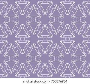 Seamless geometric line pattern in arabian style. Repeating linear texture for wallpaper, packaging, banner, invitation, business card, fabric print.Monochrome graphic background, lace pattern