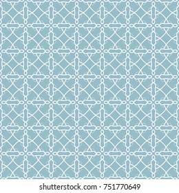 Seamless geometric line pattern in arabian style. Repeating linear texture for wallpaper, packaging, banner, invitation, business card, fabric print.Monochrome graphic background, lace pattern