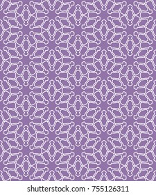 Seamless geometric line pattern in arabian style. Repeating linear texture for wallpaper, packaging, banner, invitation, business card, fabric print.Monochrome graphic background, lace pattern