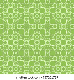 Seamless geometric line pattern in arabian style. Repeating linear texture for wallpaper, packaging, banner, invitation, business card, fabric print.Monochrome graphic background, lace pattern