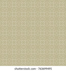 Seamless geometric line pattern in arabian style. Repeating linear texture for wallpaper, packaging, banner, invitation, business card, fabric print.Monochrome graphic background, lace pattern