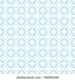 Seamless geometric line pattern in arabian style. Repeating linear texture for wallpaper, packaging, banner, invitation, business card, fabric print.Monochrome graphic background, lace pattern